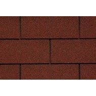 Ασφαλτικά κεραμίδια Shinglas Sonata (Tegola) Ορθογωνικό κόκκινο - πράσινο