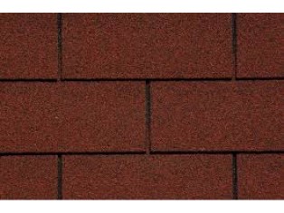 Ασφαλτικά κεραμίδια Shinglas Sonata (Tegola) Ορθογωνικό κόκκινο - πράσινο