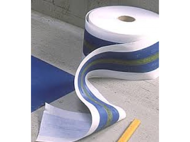 MAPEI - MAPEBAND - Ταινία καουτσούκ (120mm x 50m), με αντοχή στα αλκάλια, με πίλημα, για τσιμεντοειδή συστήματα στεγάνωσης και στεγανωτικές μεμβράνες σε υγρή μορφή.