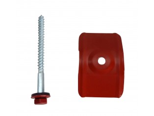 Μεταλλική καλύπτρα  + Βίδα με βαμμένο κεφάλι Ξύλου (6,0x80)  ή Μετάλλου (6,30x70) Μεταλλική καλύπτρα  + Βίδα με βαμμένο κεφάλι Ξύλου (6,0x80)  ή Μετάλλου (6,30x70)