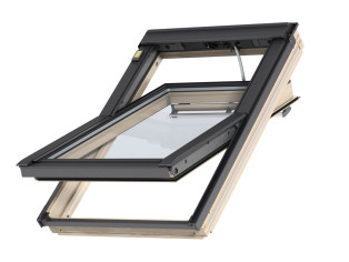 Velux GGL Integra 55x98cm.Ηλεκτρικό παράθυρο με ασύρματο άνοιγμα και κλείσιμο. Με αρμοκάλυπτρα EDW+BFX για στέγες με κλασσικά κεραμίδια. 10 χρόνια εγγύηση VELUX. 