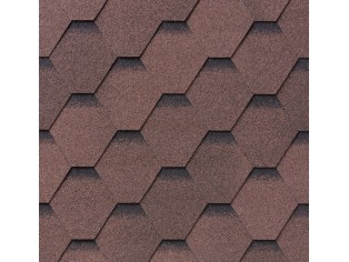 Ασφαλτικά κεραμίδια IKO Βελγίου Superglass Hex Εξαγωνικά(Ρόμβος) ΠΡΑΣΙΝΟ(Amazon Green Ultra 23) ΚΟΚΚΙΝΟ(Tile Red Ultra 20) ΚΑΦΕ (Dual Brown Ultra 27)(TEGOLA)