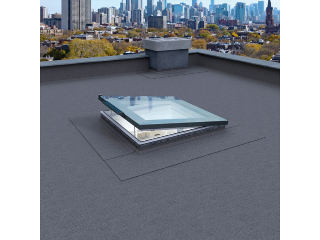 FAKRO - Παράθυρο ταράτσας DEF με ηλεκτρικό μηχανισμό ανοίγματος και ενεργειακό υαλοπίνακα τριπλής υάλωσης DU6. FAKRO - Παράθυρο ταράτσας DEF με ηλεκτρικό μηχανισμό ανοίγματος και ενεργειακό υαλοπίνακα τριπλής υάλωσης DU6.