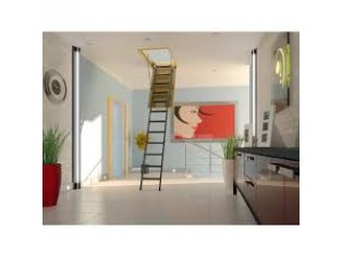 FAKRO LMS SMART 280 - Μεταλλική αναπτυσσόμενη σκάλα οροφής για ύψος έως 280cm- 3 σπασίματα.