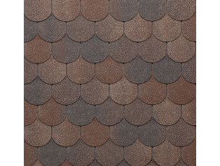 Ασφαλτικά κεραμίδια Premium Traditional  (κυκλικά), TEGOLA CANADESE - ARABICA 422, CORK 416, INDICO 582 (3,05m²/δέμα)