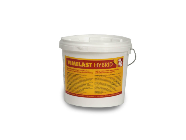 VIMATEC - VIMELAST HYBRID - ΛΕΥΚΟ - 15kg - Υβριδικό ελαστομερές στεγανωτικό ταρατσών με θερμομονωτικές ιδιότητες. VIMATEC - VIMELAST HYBRID - ΛΕΥΚΟ - 15kg - Υβριδικό ελαστομερές στεγανωτικό ταρατσών με θερμομονωτικές ιδιότητες.