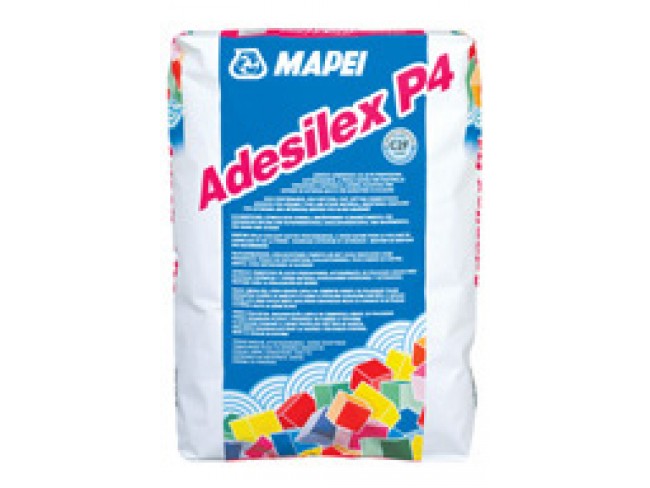 MAPEI - ADESILEX P4 - ΓΚΡΙ - 25kg - Κόλλα τσιμεντοειδούς βάσης, υψηλών επιδόσεων, ταχείας πήξης, πλήρους κάλυψης για κεραμικά πλακίδια και φυσικούς λίθους.