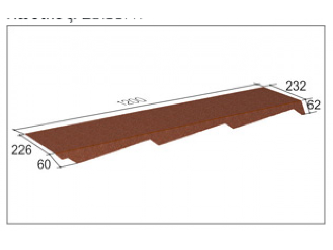 GERARD Επίπεδο οδοντωτό φύλλο δεξί (Scribed flat sheet right)