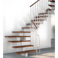 Σταθερή σκάλα εσωτερικού χώρου MOBIROLO STILO - πλάτος 70cm, ύψος έως 279cm.