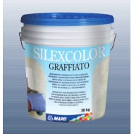 MAPEI - SILEXCOLOR GRAFFIATO 1,8mm  -  20 kg - Διαπνέον επίχρισμα πυρτιτικής βάσης. Ανάγλυφη υφή.  MAPEI - SILEXCOLOR GRAFFIATO 1,8mm  -  20 kg - Διαπνέον επίχρισμα πυρτιτικής βάσης. Ανάγλυφη υφή.
