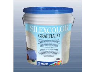 MAPEI - SILEXCOLOR GRAFFIATO 1,8mm  -  20 kg - Διαπνέον επίχρισμα πυρτιτικής βάσης. Ανάγλυφη υφή. 