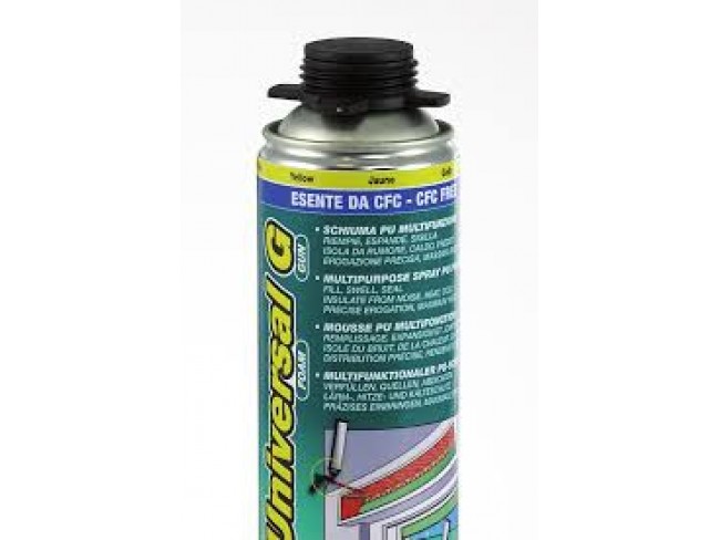 MAPEI - MAPEPUR UNIVERSAL FOAM G (ΠΙΣΤΟΛΙΟΥ) 750ml. Πολυουρεθανικός αυτοδιογκούμενος αφρός.