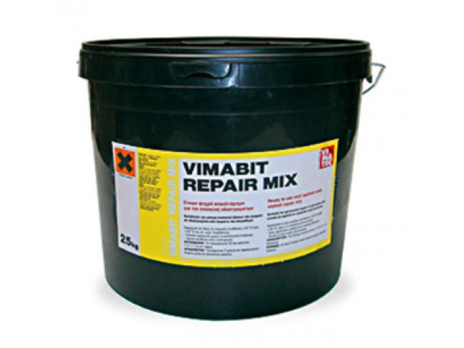 VIMATEC - VIMABIT REPAIR MIX - 25kg - Έτοιμο ψυχρό ασφαλτόμιγμα για επισκευή των οδοστρωμάτων.