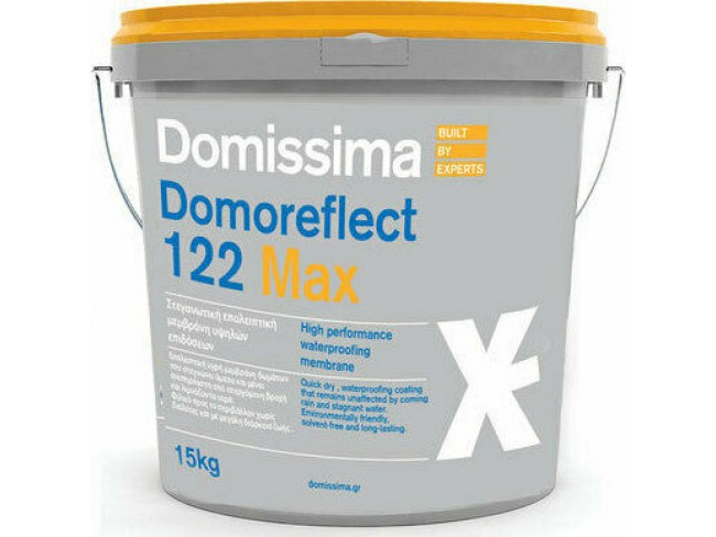 DOMISSIMA - DOMOREFLECT 122 MAX - 15kg - Ταχυστέγνωτη επαλειφόμενη στεγανωτική μεμβράνη υψηλών επιδόσεων. 