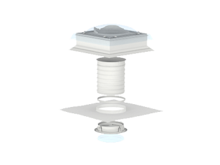 VELUX - ΦΩΤΟΣΩΛΗΝΑΣ TCF - Εύκαμπτος Σωλήνας - Διάμετρος 350mm. Για επίπεδες στέγες.