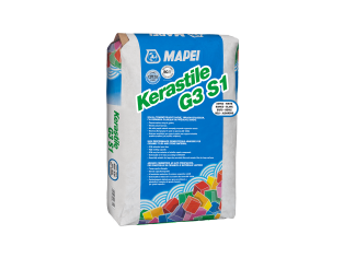 MAPEI - KERASTILE G3 S1 - 25kg C2TE S1 ΛΕΥΚΗ Κόλλα τσιμεντοειδούς βάσης, υψηλών επιδόσεων.
