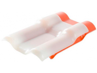 ΠΛΑΣΤΙΚΟ ΚΕΡΑΜΙΔΙ ΗΜΙΔΙΑΦΑΝΟ ΦΥΛΛΟ ASA-PVC  ΔΙΑΣΤΑΣΕΩΝ 2,41m ΜΗΚΟΣ x 1,04m ΠΛΑΤΟΣ- 10 ΧΡΟΝΙΑ ΕΓΓΥΗΣΗ