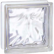 Υαλότουβλο Σύννεφο - Άχρωμο Γαλλίας 19x19x8cm (5 τεμάχια η συσκευασία)