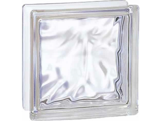 Υαλότουβλο Σύννεφο - Άχρωμο Γαλλίας 19x19x8cm (5 τεμάχια η συσκευασία)