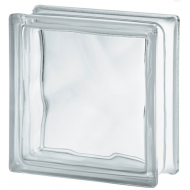 Υαλότουβλο Σύννεφο - Άχρωμο Τσεχίας 19x19x8cm